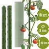 Bioogród taimekepid – kaetud terasest, 0,9 m, Ø 8 mm, 10 tk. - 5 