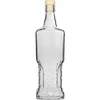 Kredens-stiilis 500 ml pudel korgiga ['dekoratiivne klaaspudel', ' pudel naturaalse korgiga', ' pudel tinktuurile']