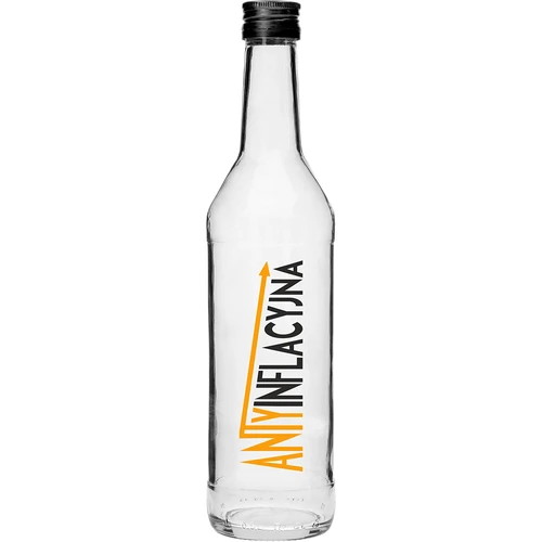 0,5 l pudel keeratava korgi ja trükiga "Inflatsioonivastane" - 4 tk. - 5