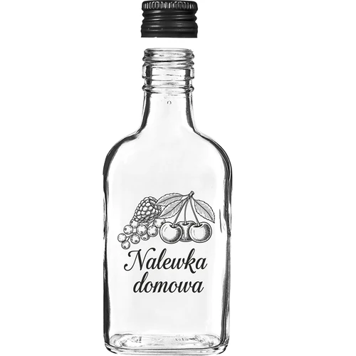 Plaskupudel 200 ml kruvikorgiga, trükis „Nalewka domowa”, 1 tk. - 3