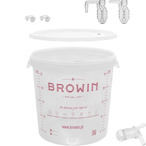 30 L käärimisnõu kaane ja kraaniga