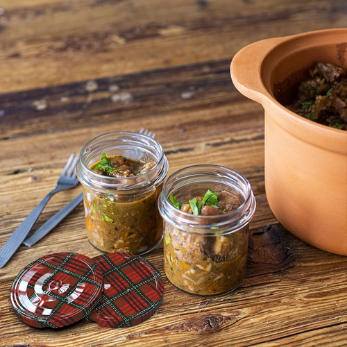 350 ml purk värvilise keeratava kaanega - 6 tk. - 11