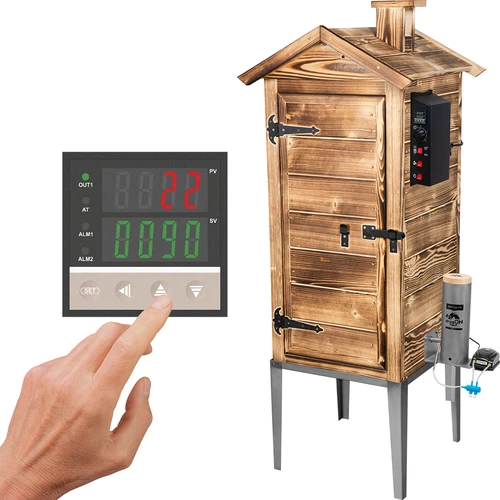 Aia suitsuahi 200 L dragON Wood 100E - puiduküttega, elektrilise soojendusmooduli ja kontrolleriga