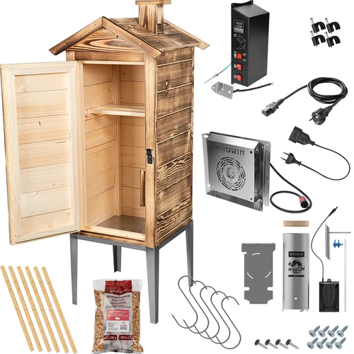 Aia suitsuahi 200 L dragON Wood 100E - puiduküttega, elektrilise soojendusmooduli ja kontrolleriga - 2