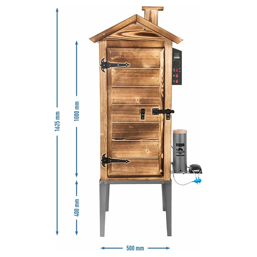Aia suitsuahi 200 L dragON Wood 100E - puiduküttega, elektrilise soojendusmooduli ja kontrolleriga - 4