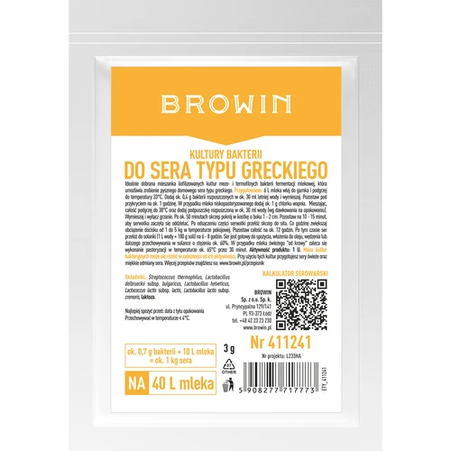 Bakterikultuurid Kreeka juustule