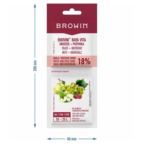 Bayanus veinipärm + toiteaine - valged ja roosad veinid - 3