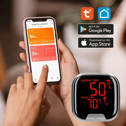 Bluetoothiga köögitermomeeter, 2 sondiga - 14