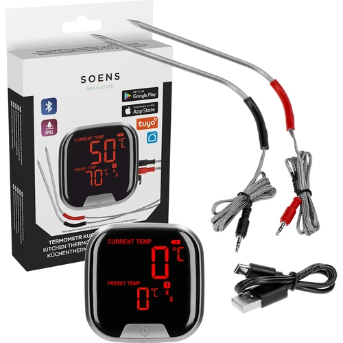 Bluetoothiga köögitermomeeter, 2 sondiga - 2