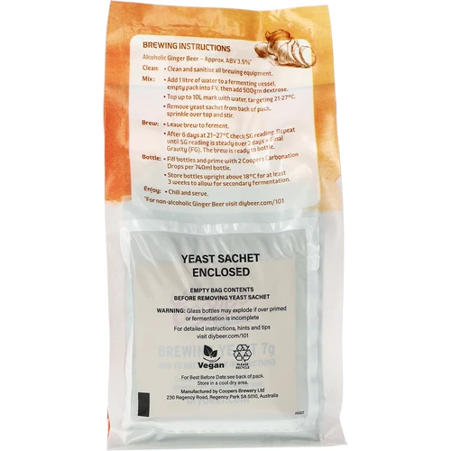 Coopersi Ginger Beer'i õllekontsentraat, 0,5 kg - 3