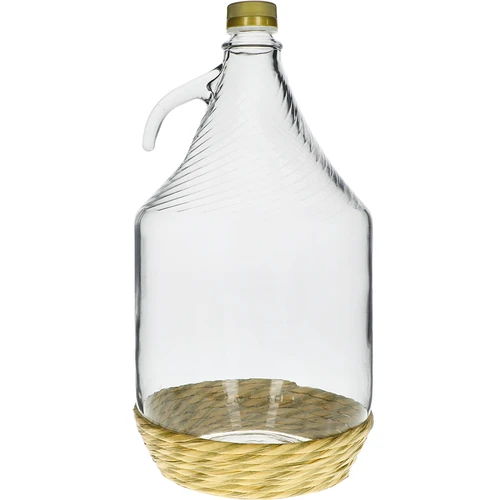 Dama damadžaan 5L punutud korviga, keeratava korgiga - 2