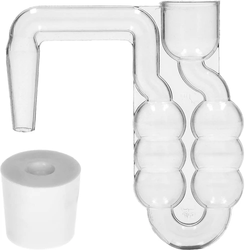 Damadžaan 5 L korgi, horisontaalse kääritusluku ja keeratava korgiga - 7