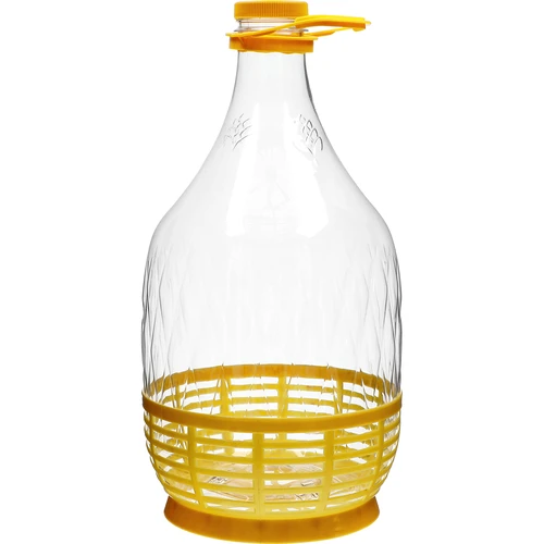 Damadžaan Dama 5 L PET, keeratava korgiga, käepidemega ja korviga