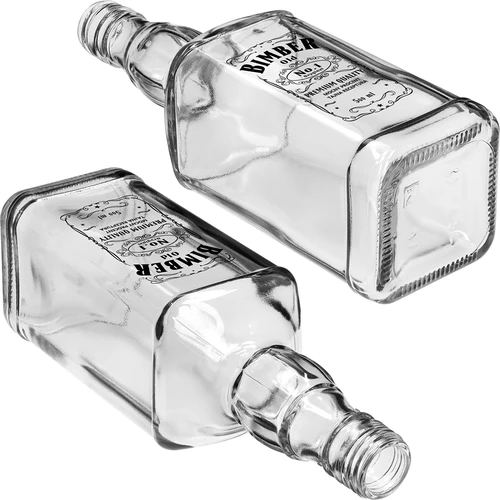 Daniels 500 ml pudel keeratava korgiga, trükiga „Bimber OLD”, 1 tk - 5