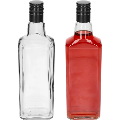 Dekoratiivpudel TYNKTURA 0,5 L, pika musta keeratava korgiga fi 28 mm, 1 tk. - 3