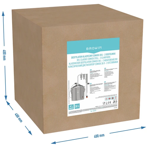 Destillaator hawkSTILL 1.0 CONVEX 30L- 2 eralduskambrit - 10