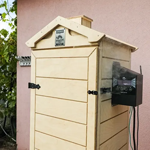 dragON PLYWOOD NATURE suitsukapp – raamita, moodulne, Wi‑Fi juhtseadmega, 320 l - 9