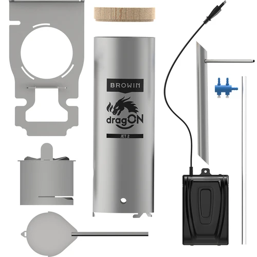 dragON suitsuahju komplekt - IQ-moodulid Wi-Fi-ga ja JET 2 LONG suitsugeneraator tuhasahtliga - 7