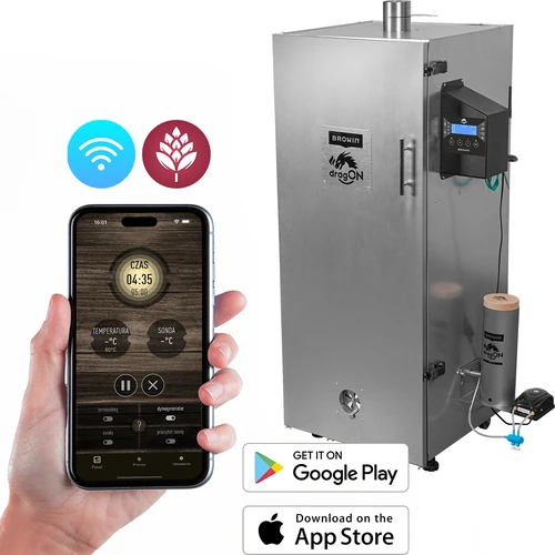 dragON terasest suitsuahi 220 L, IQ – Wi‑Fi kontrolleriga