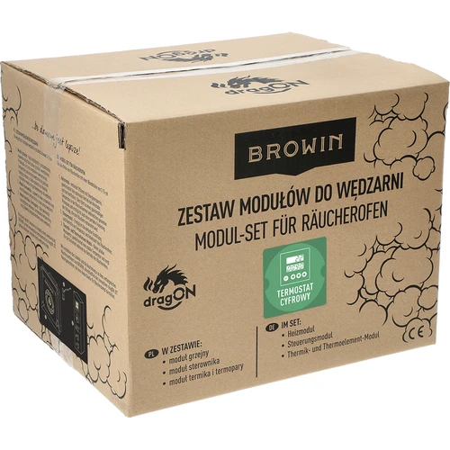 dragONi suitsuahju komplekt - elektrimoodulid digitaalse kontrolleriga ja JET 2 LONG suitsugeneraator - 19