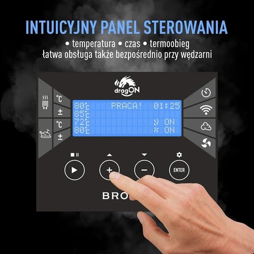 dragONi suitsuahju komplekt - IQ-moodulid Wi-Fi-ga ja JET 1 LONG suitsugeneraator - 13