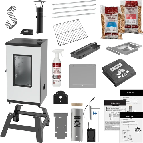 Elektriline suitsutuskapp dragON mobiilse alusega ja puhastusvedelikuga - 2