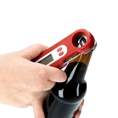 Elektrooniline kulinaartermomeeter kokkupandava sondiga (-50/+300℃), punane - 6