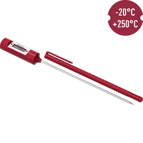 Elektrooniline köögitermomeeter, LCD (-20 °C kuni +250 °C), punane - 3