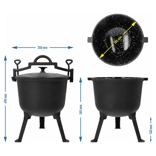 Emailitud malmpada, 10 l - 5