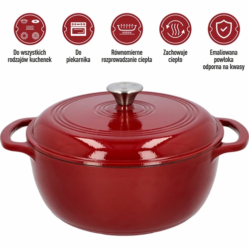 Emailitud malmpott - bordoo, 5,8L - 5