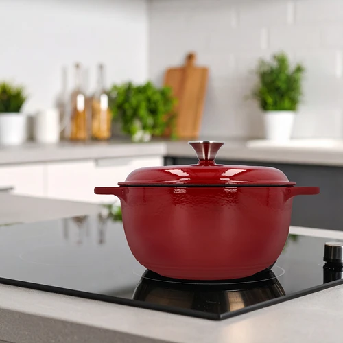 Emailitud malmpott - bordoovärvi, 4 L - 9