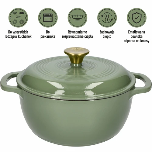 Emailitud malmpott - salveiroheline, 4L - 5