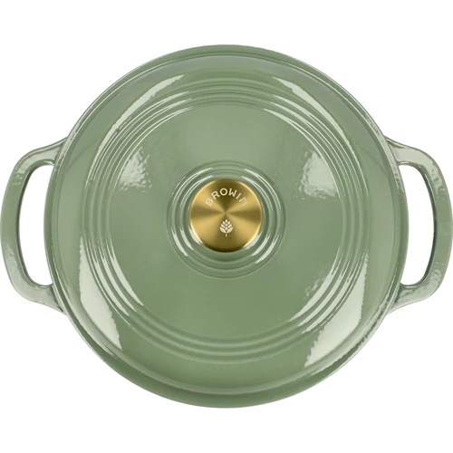 Emailitud malmpott - salveiroheline, 5,8 l - 3