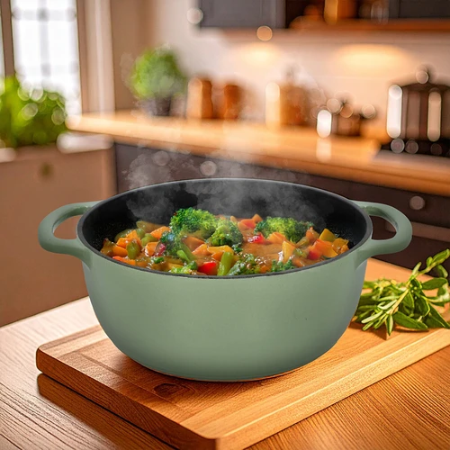 Emailitud malmpott - salveiroheline, 5,8 l - 7