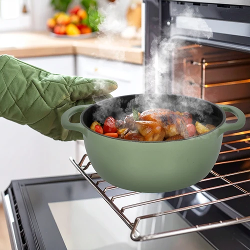 Emailitud malmpott - salveiroheline, 5,8 l - 8