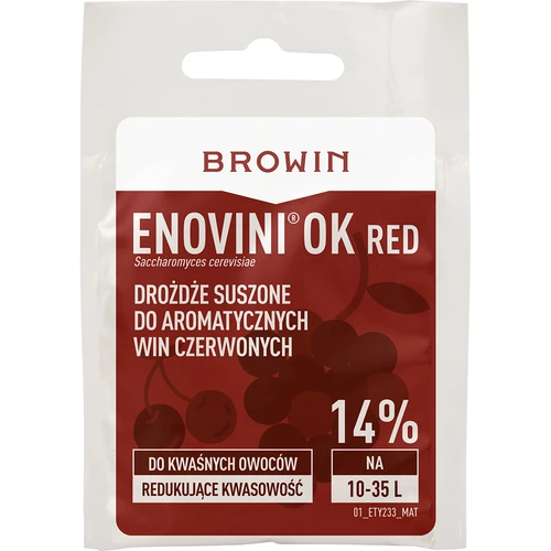 Enovini® OK RED - happesust alandav veinipärm 7 g