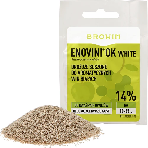 Enovini® OK WHITE - happesust vähendav veinipärm 7 g - 3