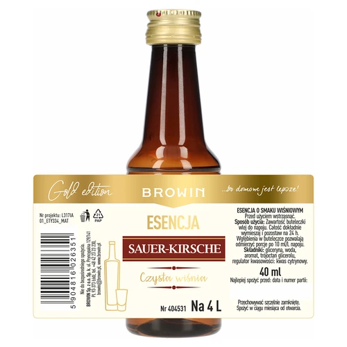 Essents Sauer-Kirsche – Selge Kirss, 40 ml, 4 L-le - 4