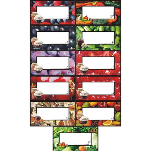 Etiketid hoidistele 84 mm/46 mm, isekleepuvad, 30 tk