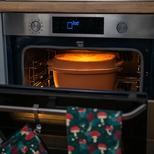 Glasuuritud rooma pott 4,5 l (meandrid) - 18