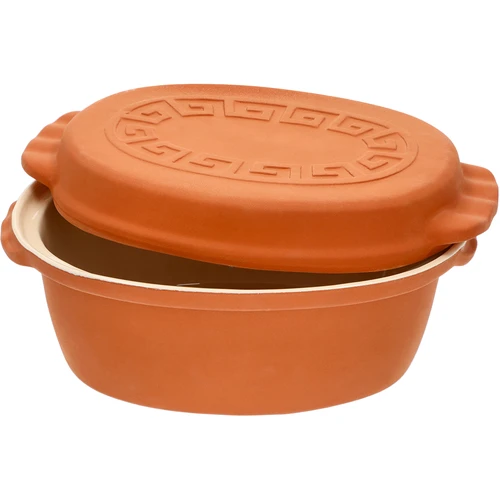 Glasuuritud rooma pott 4,5 l (meandrid) - 7