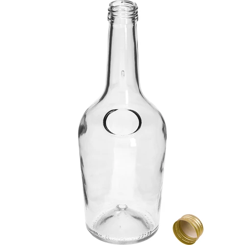 GLORIA pudel 0,5 l, kuldse keeratava korgiga fi 28, 1 tk - 2