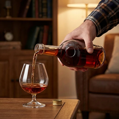 GLORIA pudel 0,5 l, kuldse keeratava korgiga fi 28, 1 tk - 7