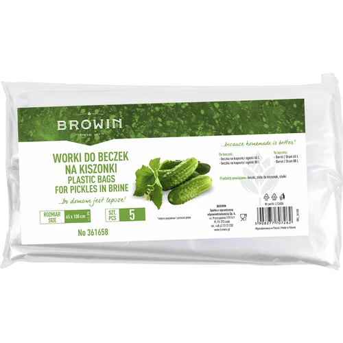 Hapendamiskott - 65 ja 80 L tünnidele - 5 tk.