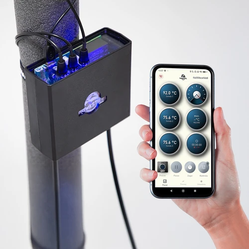 hawkSTILL Wi‑Fi destilleerimistermomeeter küttekeha sisse- ja väljalülitamise funktsiooniga - 4