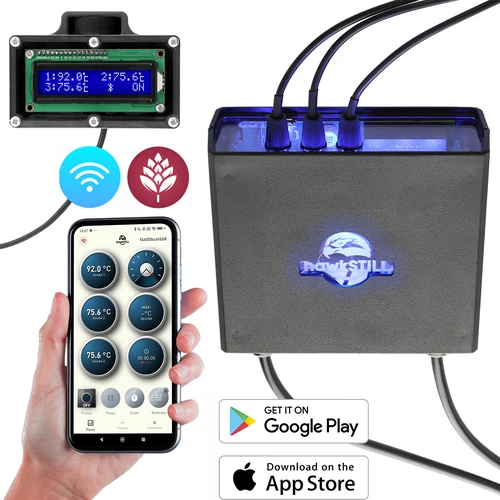 hawkSTILL Wi-Fi IQ komplekt – Wi‑Fi ja kuvariga destilleerimistermomeeter