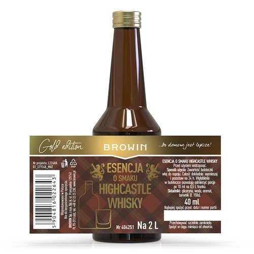 Highcastle Whisky maitsega essents 2 L jaoks - 40 ml - 4