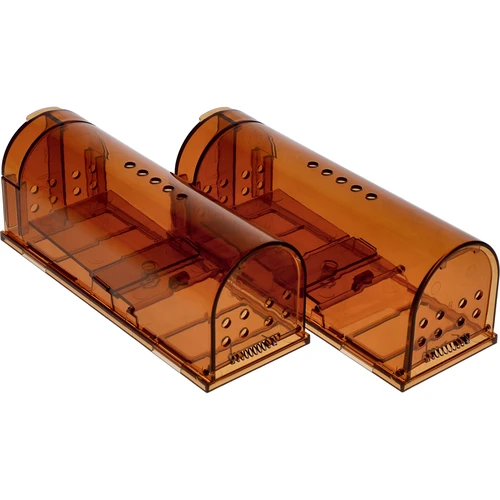 Hiirelõks – eluspüünis, läbipaistev, 2 tk.