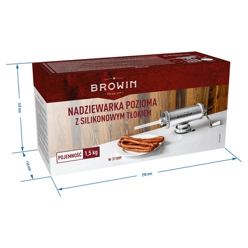 Horisontaalne vorstitäitja 1,5 kg, silikoonist kolviga - 11