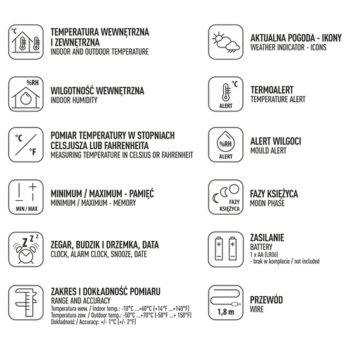 Ilmajaam – elektrooniline, sondiga, valge - 6